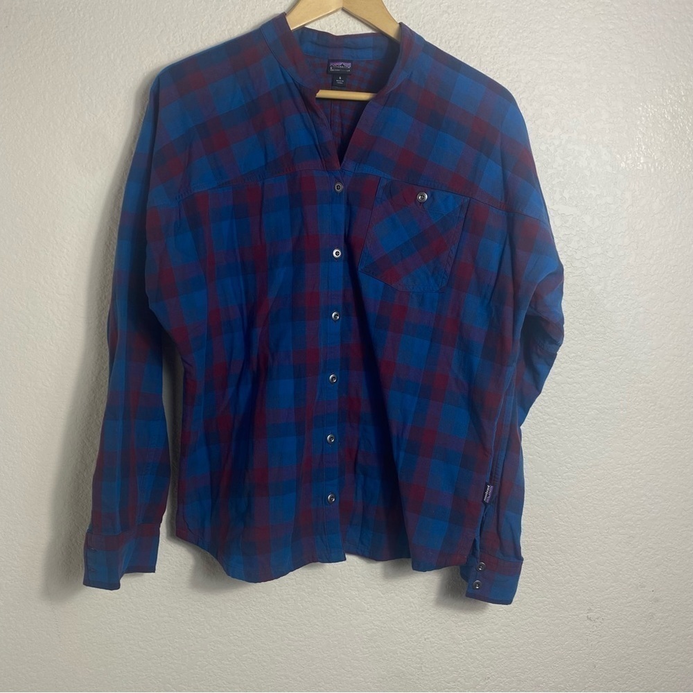 Patagonia Women's Fjord  Plaid Flannel  Size:6